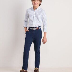 Vineyard Vine's Boys Sz 10 Blue Performance Pants